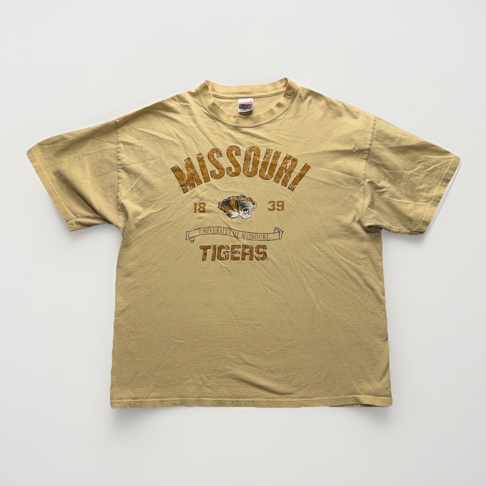 Vintage Soffe University of Missouri Mizzou Tigers Short Sleeve T-Shirt Men's XL